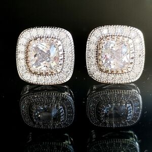 Nwt CZ cubic zirconia stud earrings